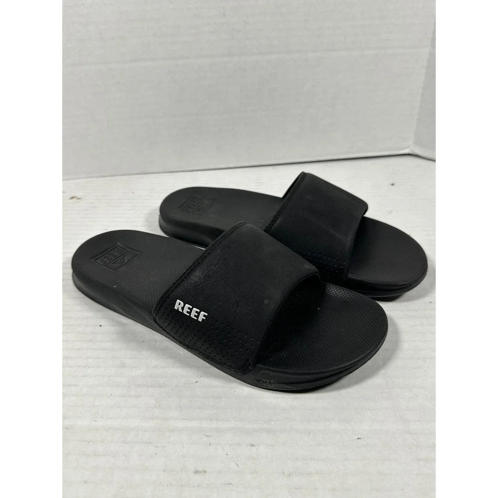 Reef One Slide Mens Black Waterproof Athletic Sandals B-22‎ PGC Size 7